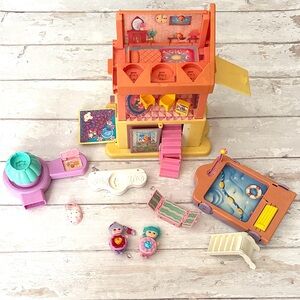 Sweet Secrets Playhouse Toy Bundle Lot Set House Pool Slide BBQ 2 Dolls